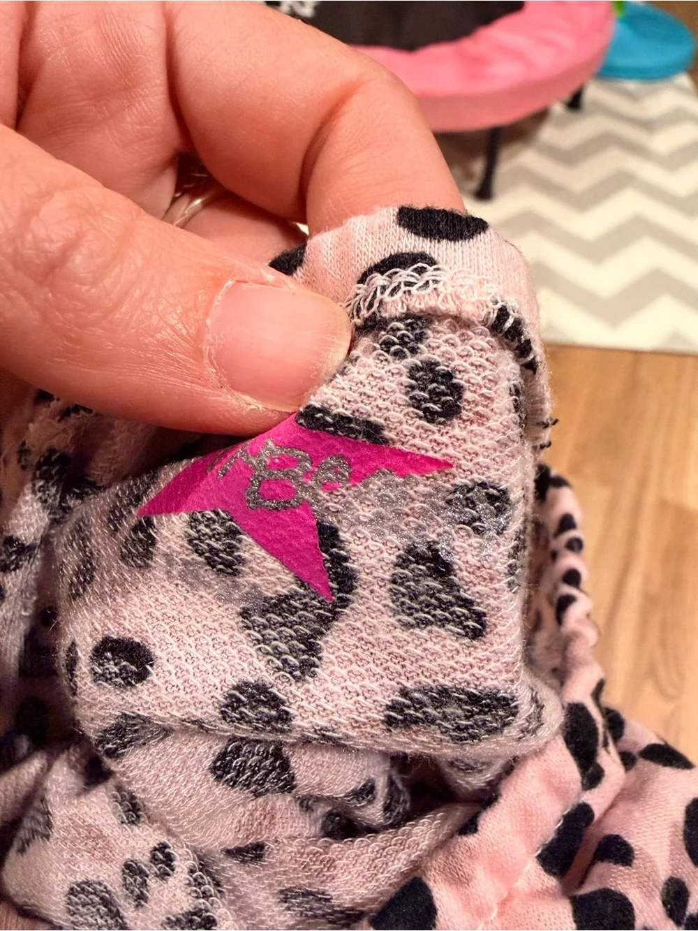 Denny’s Rock-n-Beauty brand toddler girl pink leopard romper